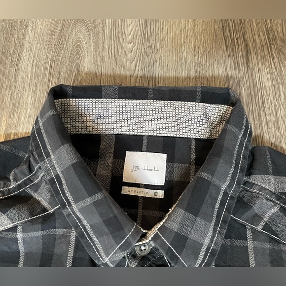 J.B. Holt Athletic Fit Stretch Shirt Size Medium - Picture 4 of 6